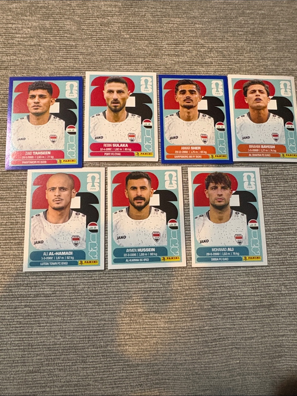 Panini FIFA World Cup 2026 - Iraq Player Sticker